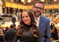 Renan Fercus prestigia gravação do DVD de Luiza Possi ao lado da esposa