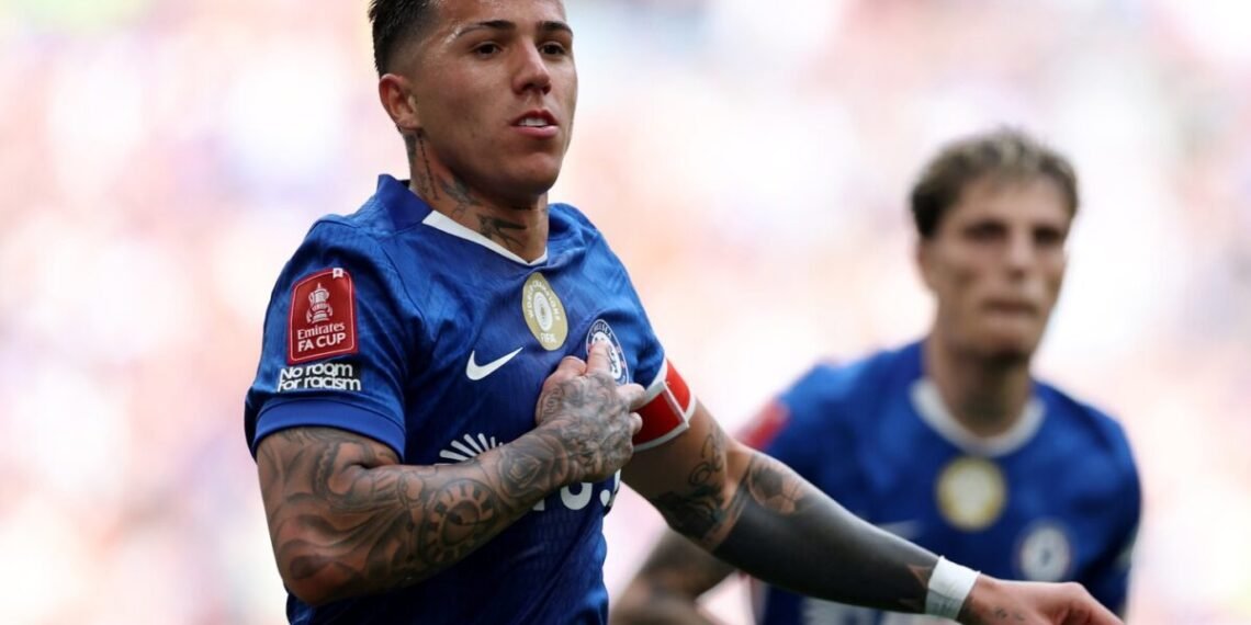 Enzo Fernández chega ao Manchester City por 146 milhões Créditos:Chelsea FC via Getty Images
